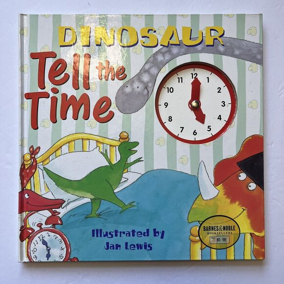 2 Childrens Books I Am Too Absolutely Small for School Dinosaur Tell the Time - Picture 7 of 8